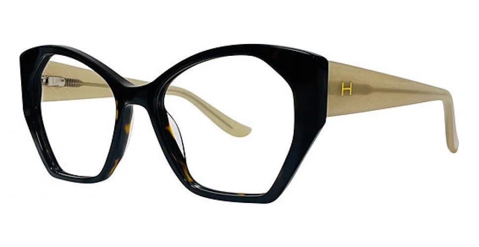 H Halston HH2006 Eyeglasses - Tortoise - view 3